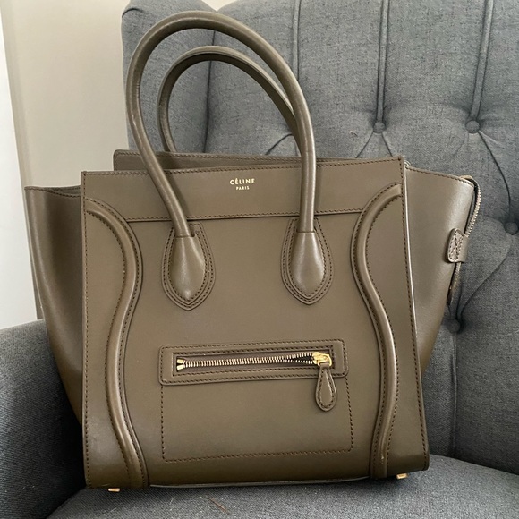 Celine mini in khaki green - Picture 1 of 9